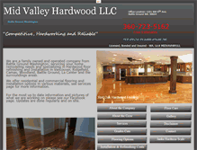 Tablet Screenshot of midvalleyhardwood.com